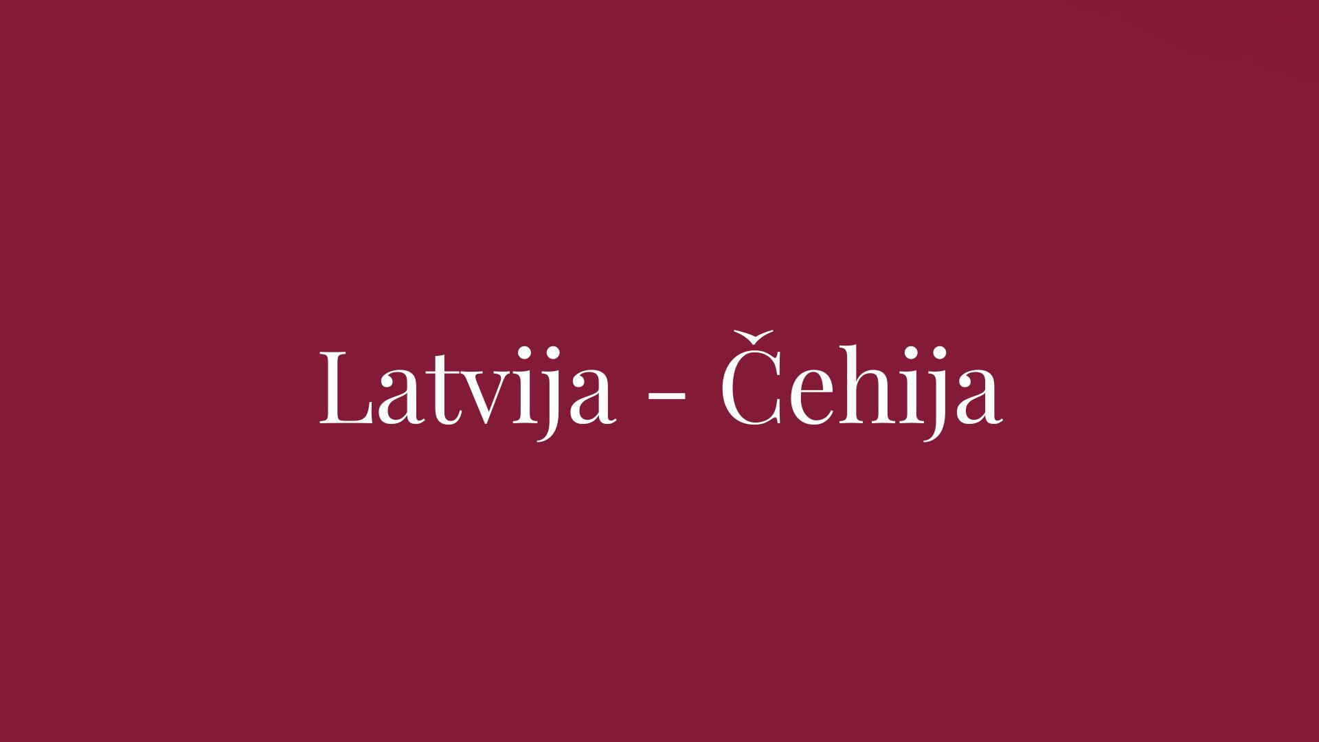 Latvijas regbija izlase izbraukumā tiksies ar Čehijas valstsvienību