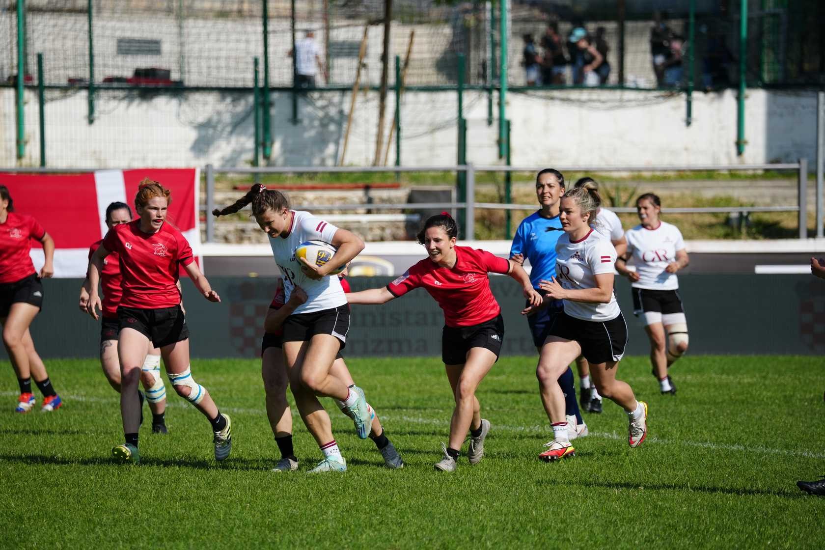 Latvijas sieviešu regbija-7 izlase, Trophy Series 2. diena (07.06.2025)